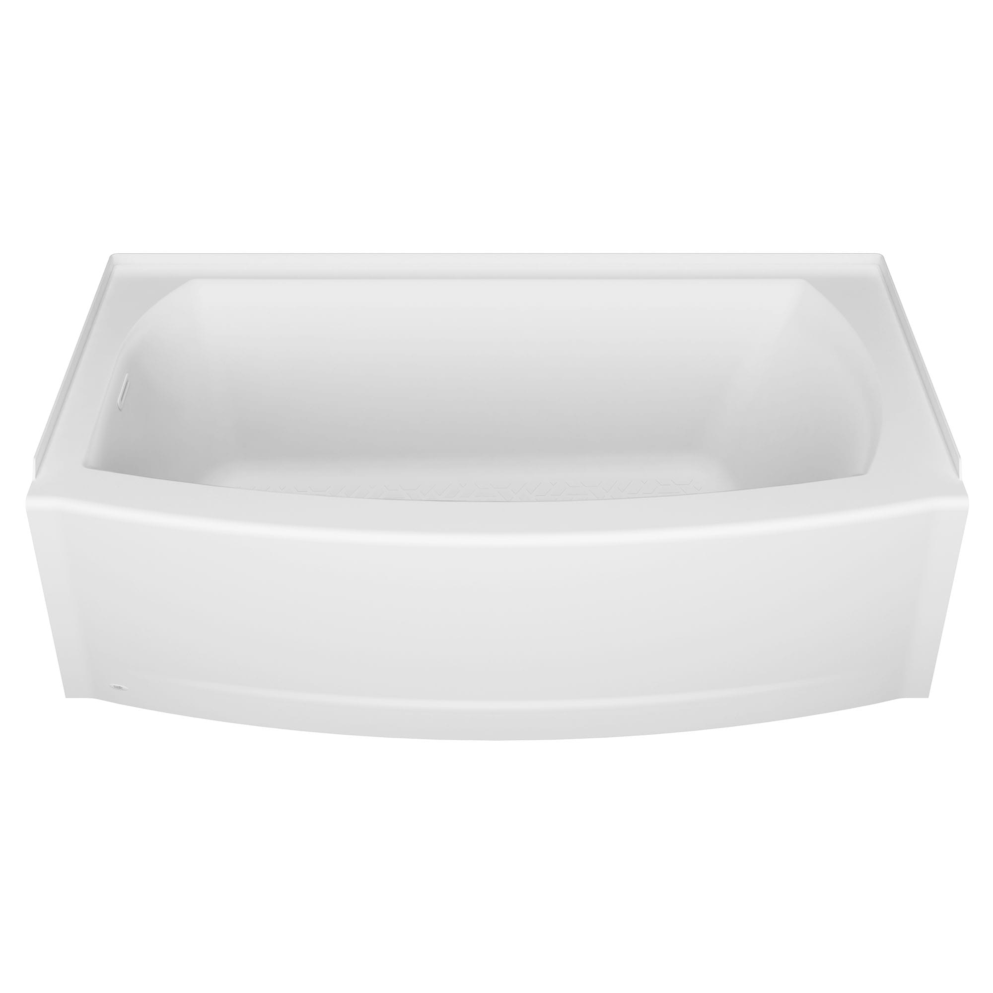 Ovation Curve™ 5x30-inch Integral Apron Bathtub with Left-hand Outlet with Deep Soak Drain